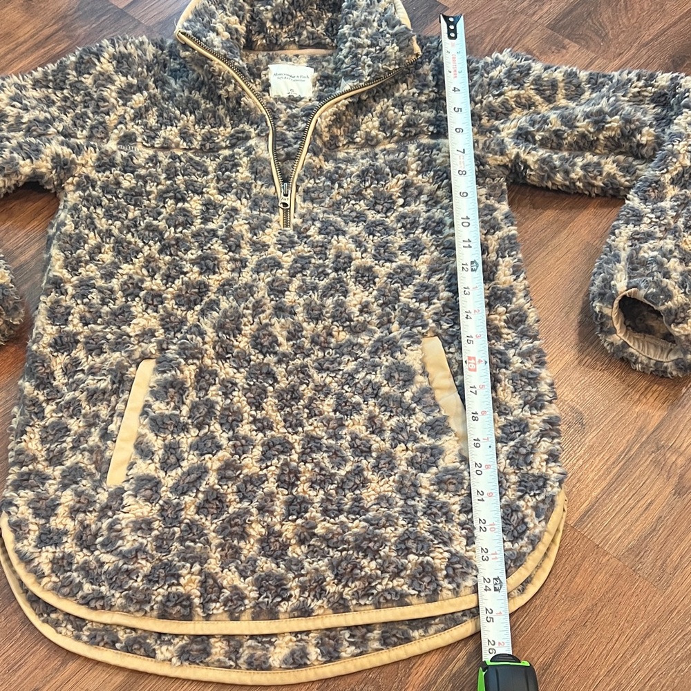 Abercrombie & Fitch Fleece Jacket - cheetah print Sherpa - Picture 9 of 10